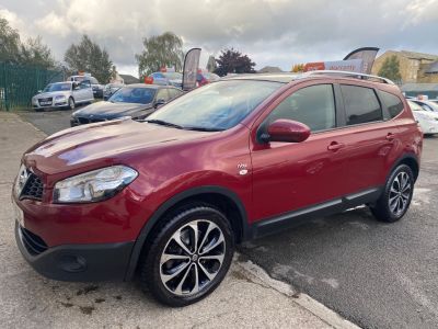 Nissan Qashqai+2 2.0 dCi N-Tec 5dr 4WD Hatchback Diesel Red at R & J Car Sales Limited Halifax