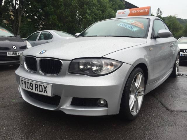 BMW 1 Series 2.0 123d M Sport 2dr Coupe Diesel Silver