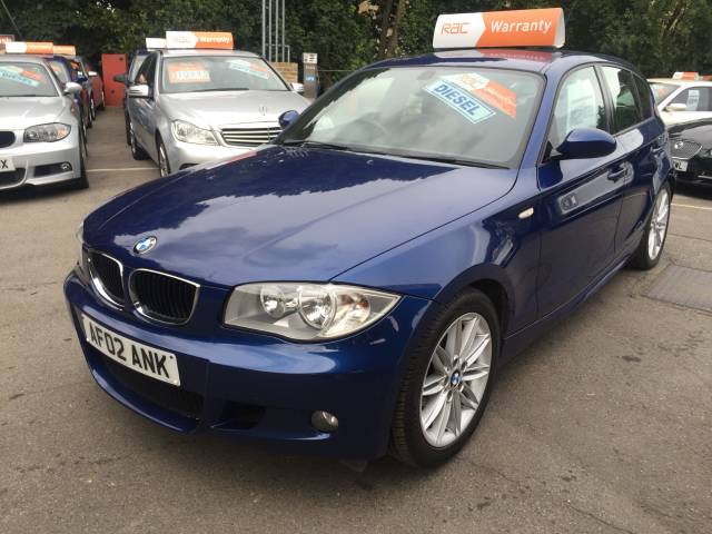 BMW 1 Series 2.0 120d M Sport 5dr Hatchback Diesel Blue