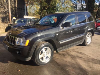 Jeep Grand Cherokee 3.0 CRD Limited 5dr Auto Estate Diesel Black at R & J Car Sales Limited Halifax