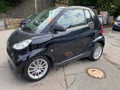 Smart Fortwo Cabrio 1.0 Passion mhd 2dr Auto Convertible Petrol Black at R & J Car Sales Limited	 Halifax
